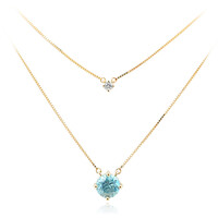 Collar en oro con Zircón de Ratanak Kirí (de Melo)