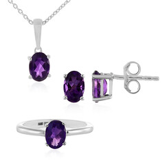 Anillo en plata con Amatista