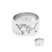 Anillo en plata con Diamante SI
