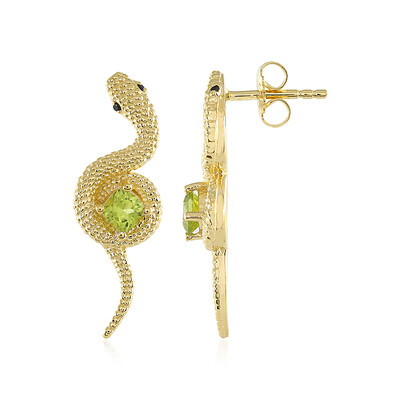 Pendientes en plata con Peridoto
