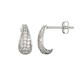Pendientes en plata con Zircón (Adela Silber)