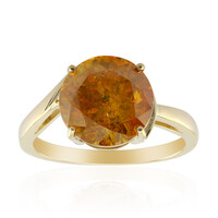Anillo en oro con Esfalerita