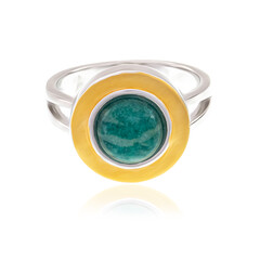 Anillo en plata con Amazonita