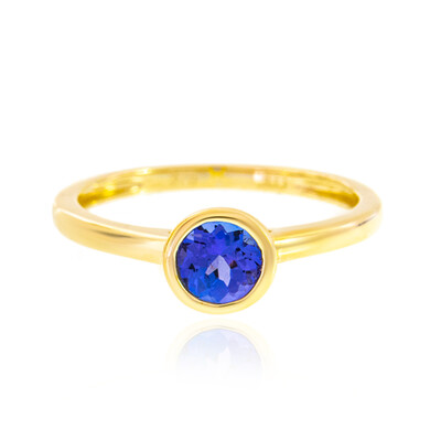 Anillo en oro con Tanzanita AAA