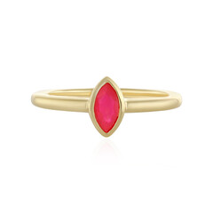 Anillo en plata con Ópalo rosa de Etiopía