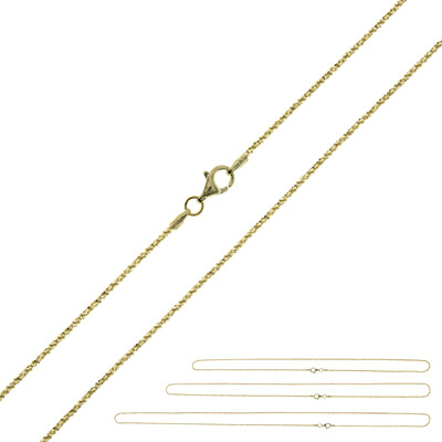 Cadena en plata