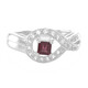 Anillo en plata con Rodolita