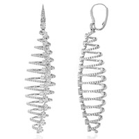 Pendientes en oro con Diamante SI1 (H) (de Melo)