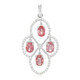 Colgante en plata con Zafiro Padparadscha