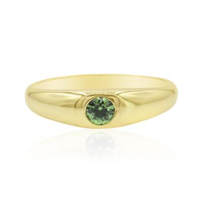 Anillo en oro con Demantoide de Madagascar (John Ferry)