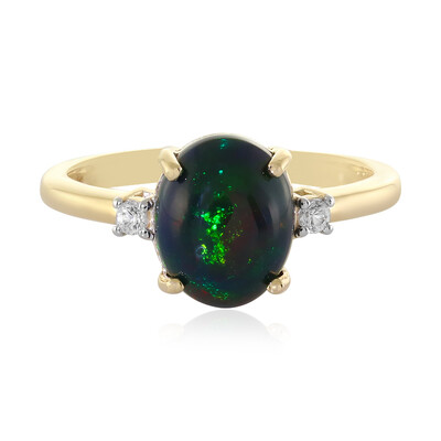 Anillo en oro con Ópalo de Mezezo (Adela Gold)