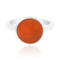 Anillo en plata con Cornalina