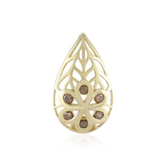 Colgante en oro con Diamante champán I2 (Ornaments by de Melo)