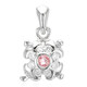 Colgante en plata con Zafiro Padparadscha