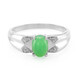 Anillo de hombre en plata con Crisoprasa imperial