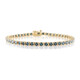 Brazalete en oro con Diamante azul I2 (de Melo)
