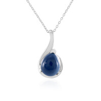 Collar en plata con Ópalo azul