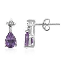 Pendientes en plata con Amatista