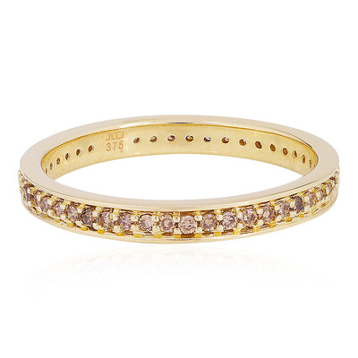 Anillo en oro con Diamante champán I4