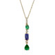 Collar en oro con Tanzanita AAA (CIRARI)