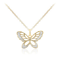 Collar en plata con Diamante I3 (I)