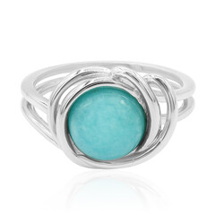 Anillo en plata con Amazonita