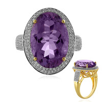 Anillo en plata con Amatista