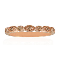 Anillo en oro con Diamante rosa de Francia de Argyle SI1