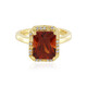 Anillo en plata con Granate Hesonita (Adela Silber)