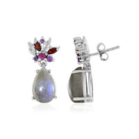 Pendientes en plata con Labradorita