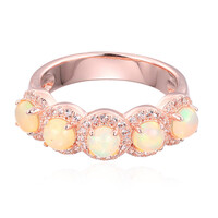 Anillo en plata con Ópalo de Australia