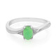Anillo en plata con Crisoprasa imperial