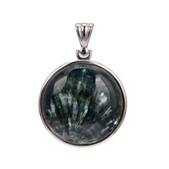 Colgante en plata con Serafinita