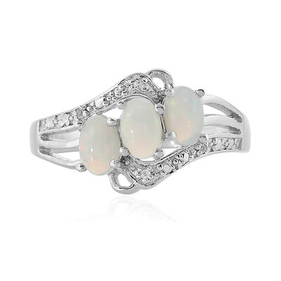 Anillo en plata con Ópalo de Welo