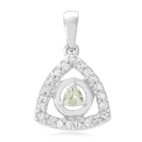Colgante en plata con Turmalina cuprífera