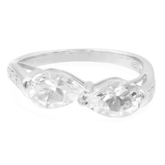 Anillo en plata con Goshenita