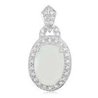 Colgante en plata con Piedra de Luna blanca