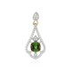 Colgante en oro con Turmalina verde de Brasil (SUHANA)