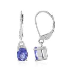 Pendientes en plata con Tanzanita