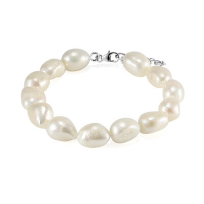 Brazalete en plata con Perla Freshwater (TPC)