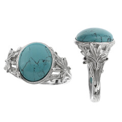 Anillo en plata con Turquesa