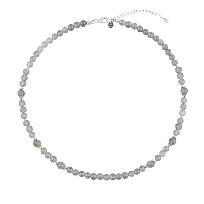 Collar en plata con Labradorita