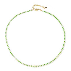 Collar en plata con Diópsido de Rusia