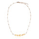 Collar en plata con Perla naranja Freshwater (TPC)