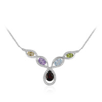 Collar en plata con Granate de Mozambique