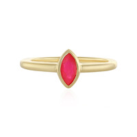 Anillo en plata con Ópalo rosa de Etiopía