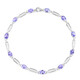 Brazalete en plata con Tanzanita