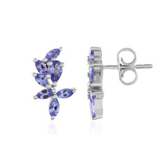 Pendientes en plata con Tanzanita