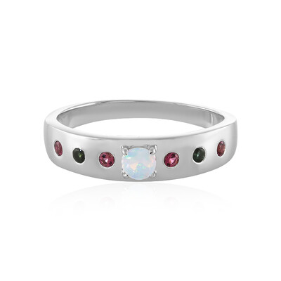 Anillo en plata con Ópalo de Welo