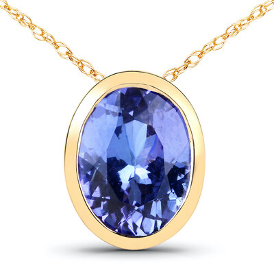 Collar en oro con Tanzanita